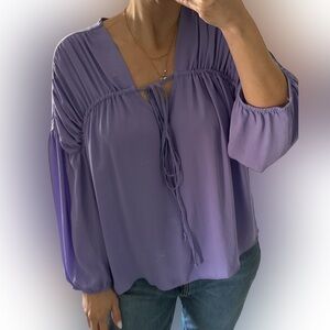 Elegant Purple Women's Top